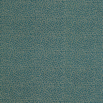 CLARKE AND CLARKE F1548/06.CAC.0 RICAMO TEAL Fabric - Eade's Wallpaper