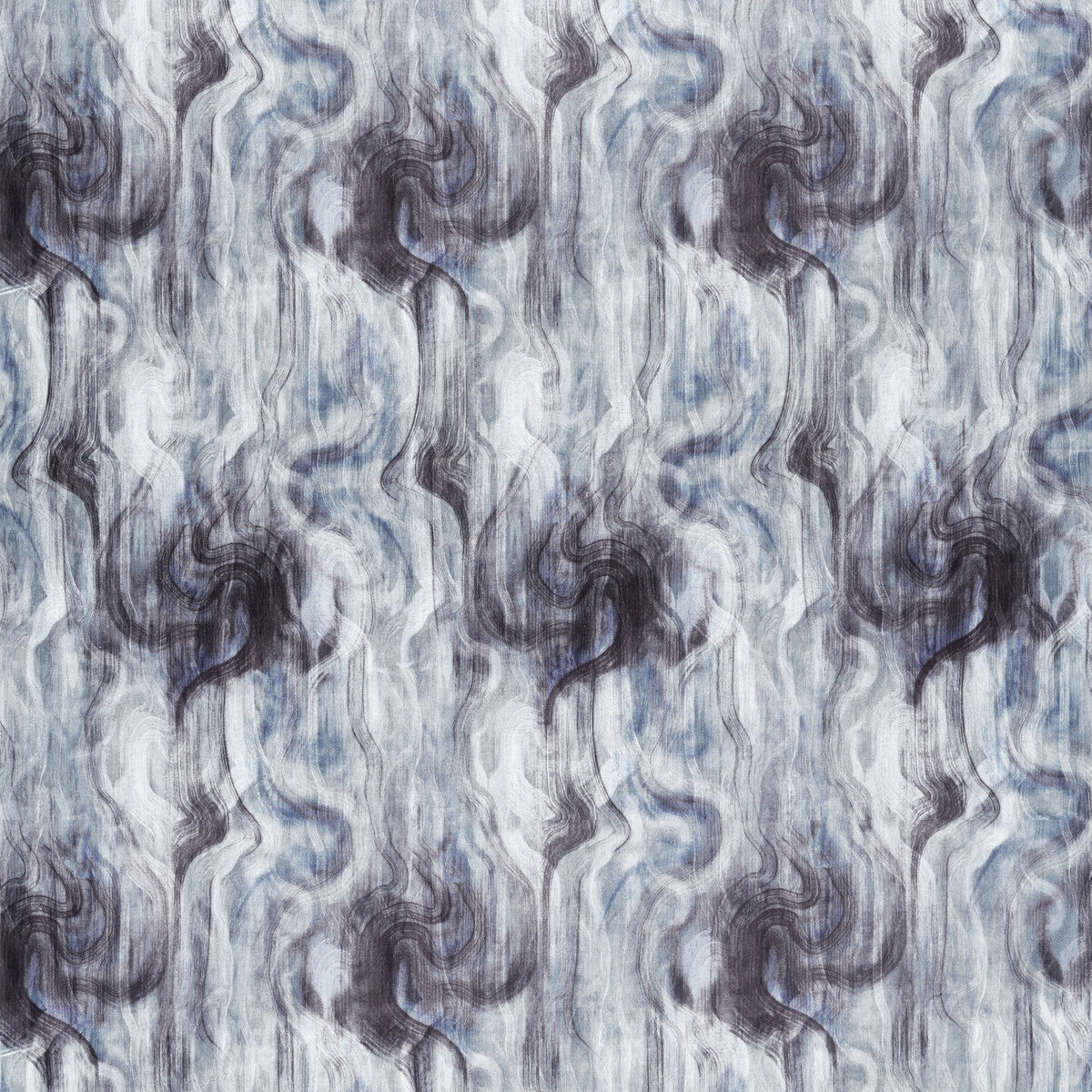 CLARKE AND CLARKE F1552/01.CAC.0 TESSUTO MIDNIGHT/SILVER Fabric - Eade's Wallpaper
