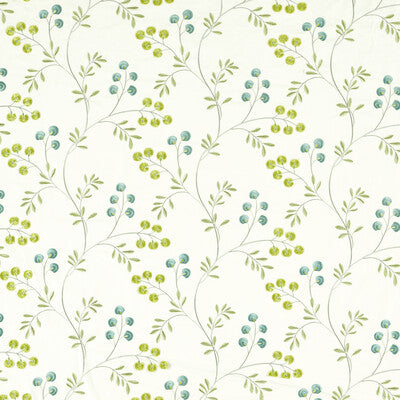 CLARKE AND CLARKE F1556/01.CAC.0 ROCHELLE APPLE/MINERAL Fabric - Eade's Wallpaper