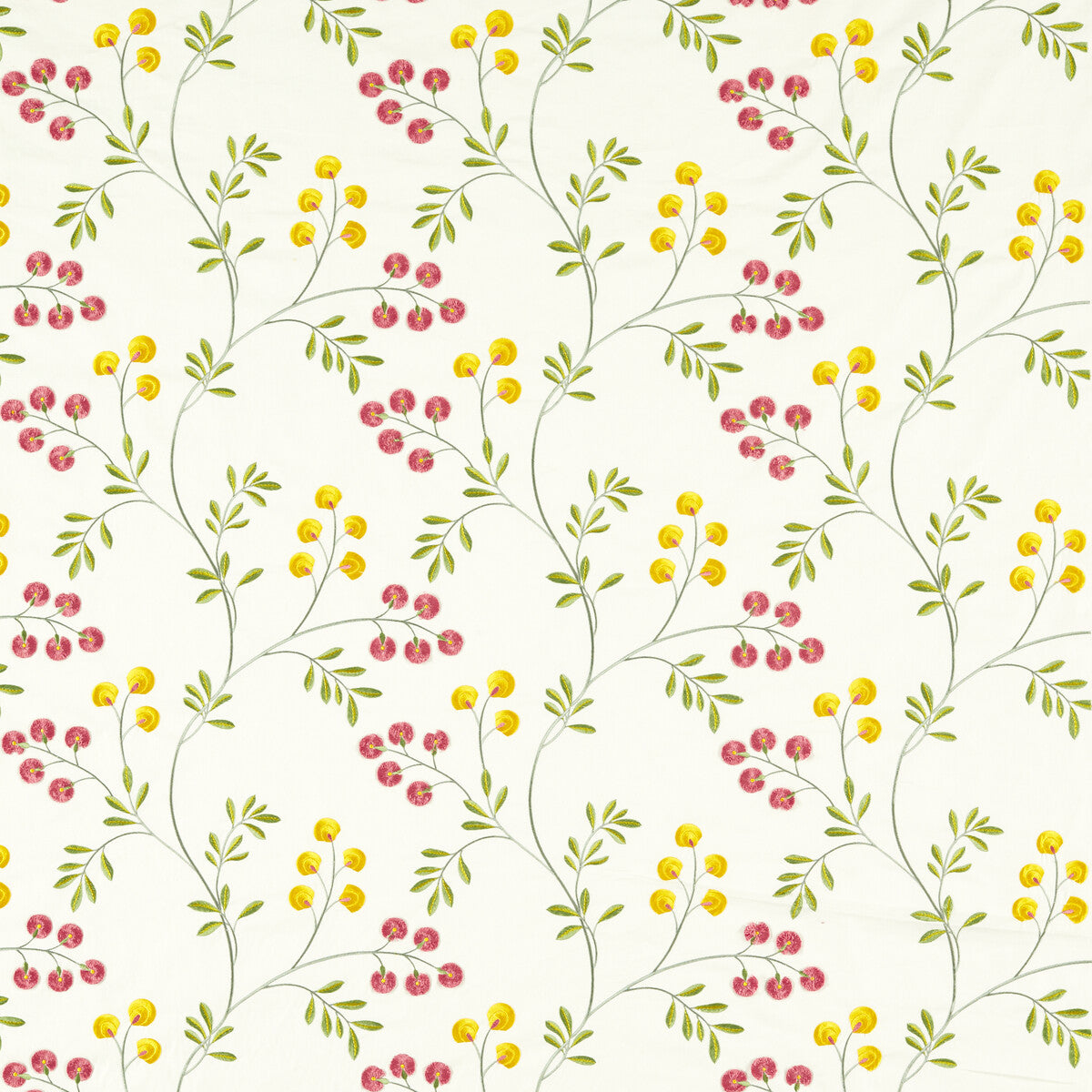 CLARKE AND CLARKE F1556/05.CAC.0 ROCHELLE SUMMER Fabric - Eade's Wallpaper
