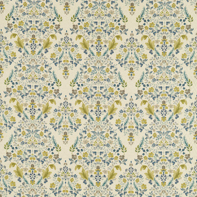 CLARKE AND CLARKE F1558/03.CAC.0 GAWTHORPE MINERAL/LINEN Fabric - Eade's Wallpaper
