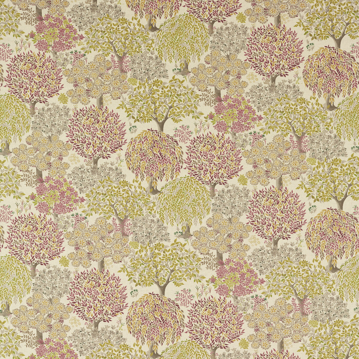 CLARKE AND CLARKE F1562/01.CAC.0 TATTON AUTUMN Fabric - Eade's Wallpaper