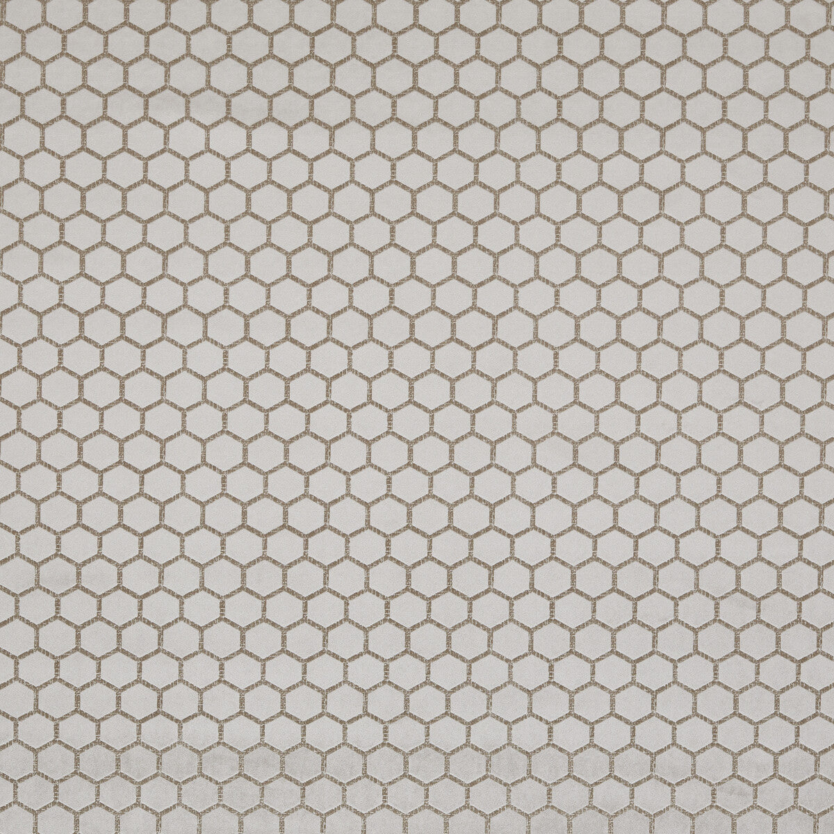 CLARKE AND CLARKE F1565/08.CAC.0 HEXA TAUPE Fabric - Eade's Wallpaper