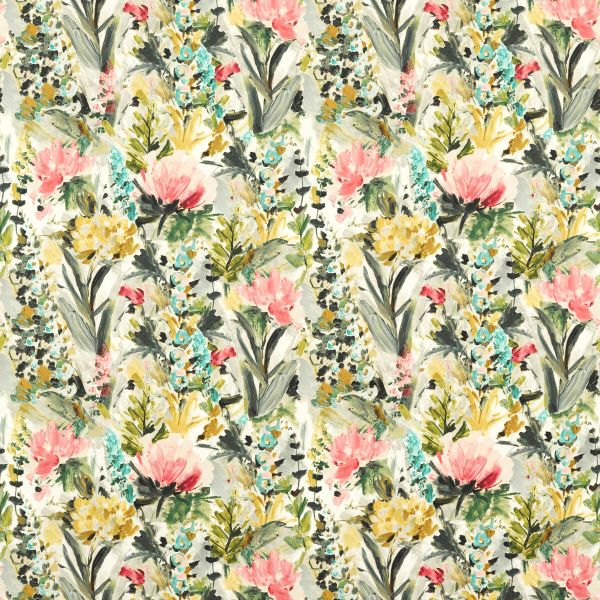 CLARKE AND CLARKE F1576/01.CAC.0 HYDRANGEA AUTUMN Fabric - Eade's Wallpaper