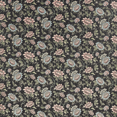 CLARKE AND CLARKE F1590/02.CAC.0 TONQUIN NOIR VELVET Fabric - Eade's Wallpaper