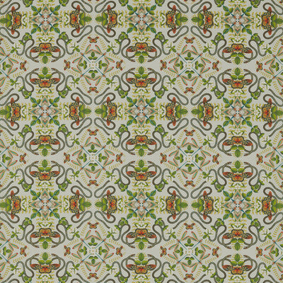 CLARKE AND CLARKE F1599/02.CAC.0 EMERALD FOREST SMOKE LINEN Fabric - Eade's Wallpaper