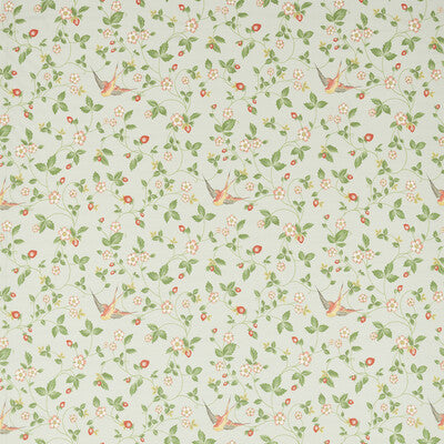 CLARKE AND CLARKE F1606/02.CAC.0 WILD STRAWBERRY DOVE LINEN Fabric - Eade's Wallpaper