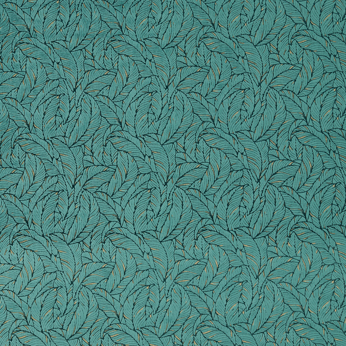 CLARKE AND CLARKE F1611/02.CAC.0 SELVA EMERALD VELVET Fabric - Eade's Wallpaper