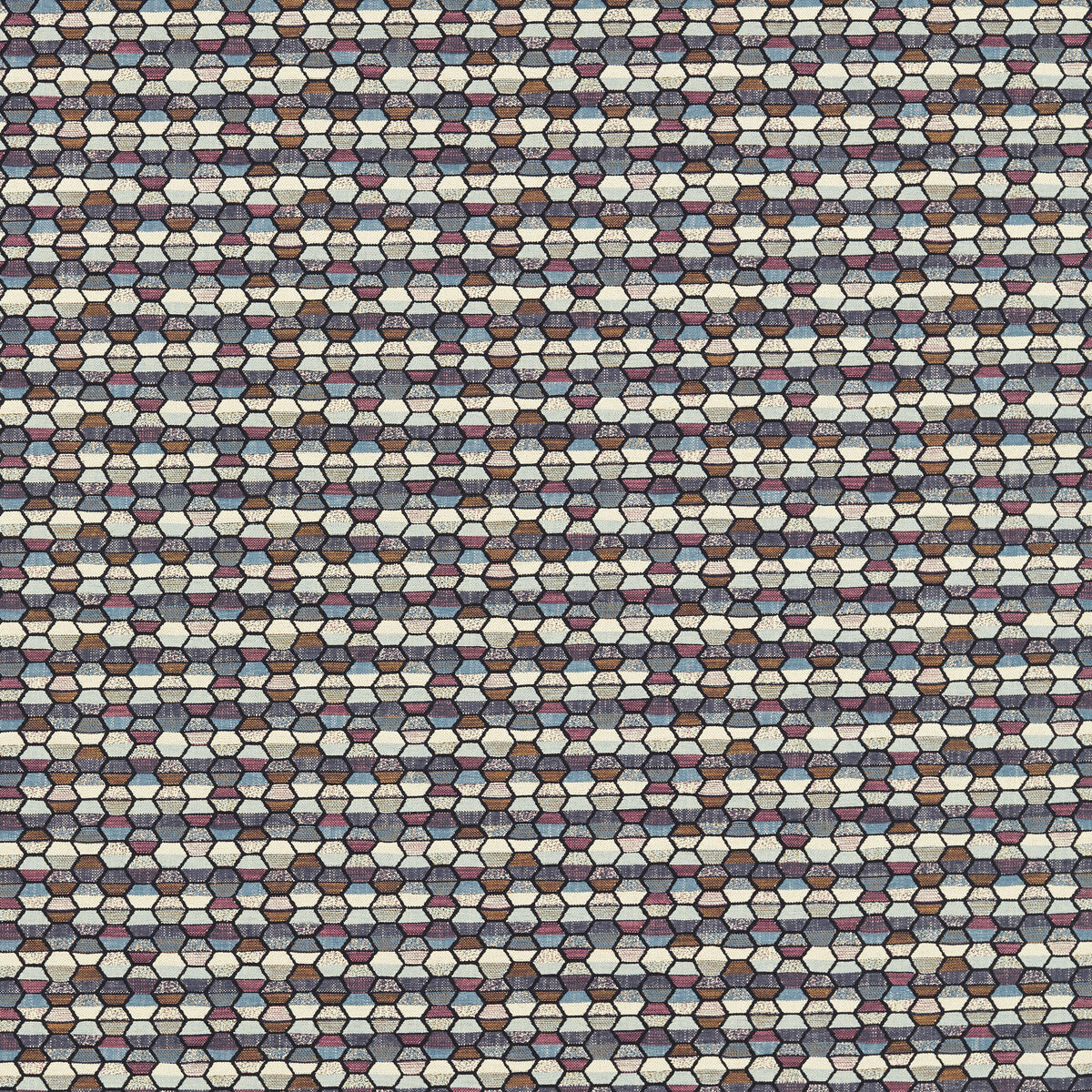 CLARKE AND CLARKE F1616/03.CAC.0 COSMIC MINERAL/RASPBERRY Fabric - Eade's Wallpaper