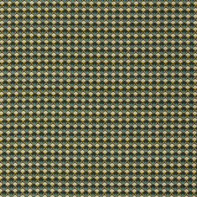 CLARKE AND CLARKE F1617/04.CAC.0 LYRA TEAL/CITRUS Fabric - Eade's Wallpaper
