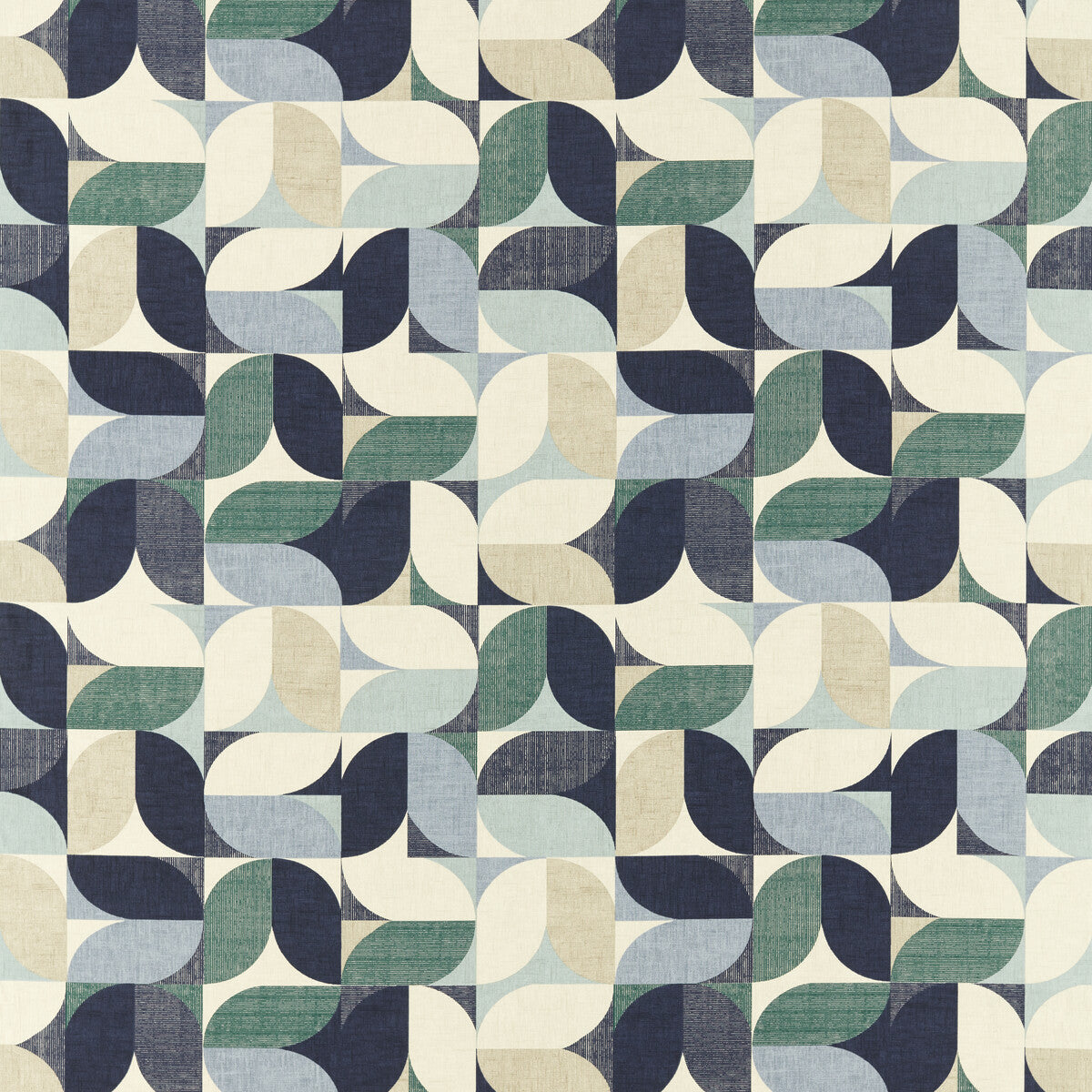 CLARKE AND CLARKE F1640/01.CAC.0 RENO MINERAL/NAVY Fabric - Eade's Wallpaper