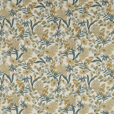 CLARKE AND CLARKE F1648/04.CAC.0 HAZELBURY LINEN OCHRE Fabric - Eade's Wallpaper