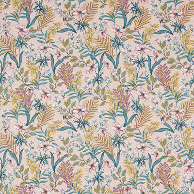 CLARKE AND CLARKE F1650/01.CAC.0 HAZELBURY BLUSH Fabric - Eade's Wallpaper