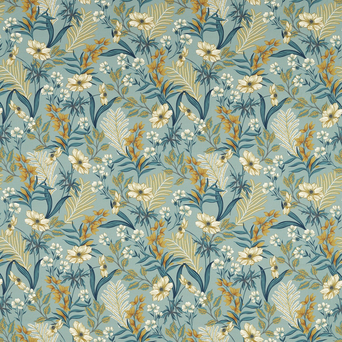 CLARKE AND CLARKE F1650/02.CAC.0 HAZELBURY MINERAL Fabric - Eade's Wallpaper