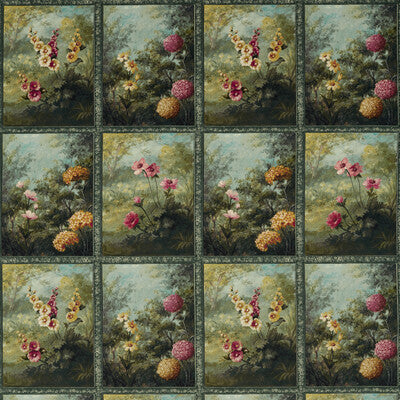 CLARKE AND CLARKE F1652/02.CAC.0 ARTUS FOREST VELVET Fabric - Eade's Wallpaper