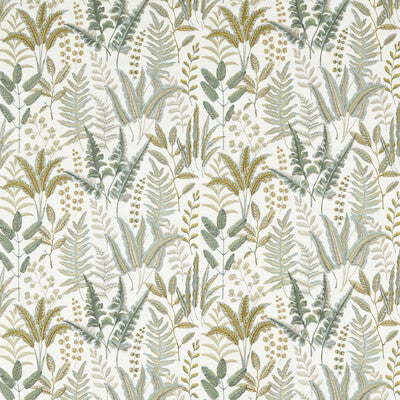 CLARKE AND CLARKE F1654/02.CAC.0 BRACKEN GLADE EMB Fabric - Eade's Wallpaper