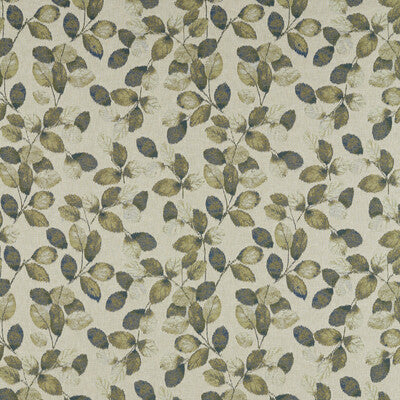 CLARKE AND CLARKE F1657/02.CAC.0 NORTHIA OLIVE PEACOCK Fabric - Eade's Wallpaper