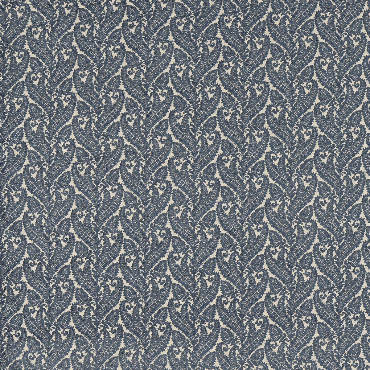 CLARKE AND CLARKE F1659/01.CAC.0 REGALE DENIM Fabric - Eade's Wallpaper