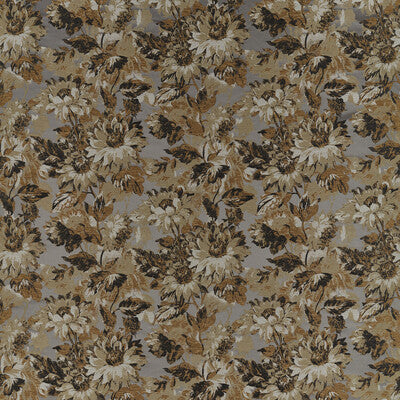 CLARKE AND CLARKE F1662/03.CAC.0 SUNFOREST PEWTER JACQUARD Fabric - Eade's Wallpaper