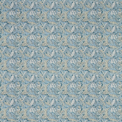 CLARKE AND CLARKE F1681/01.CAC.0 ACANTHUS DENIM Fabric - Eade's Wallpaper