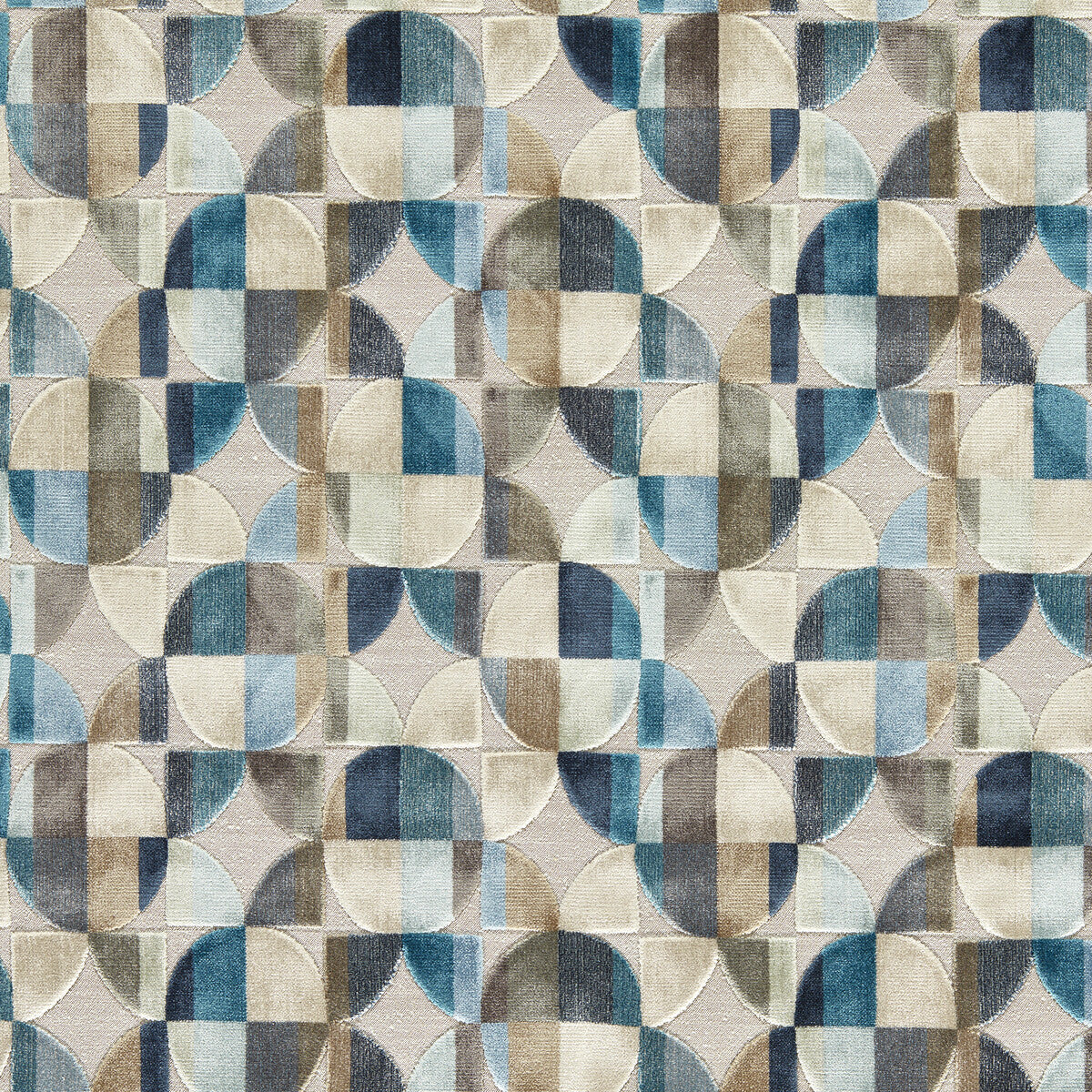 CLARKE AND CLARKE F1682/01.CAC.0 DELAUNAY DENIM Fabric - Eade's Wallpaper