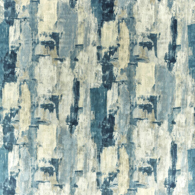 CLARKE AND CLARKE F1695/02.CAC.0 LAGNA DENIM/LINEN Fabric - Eade's Wallpaper
