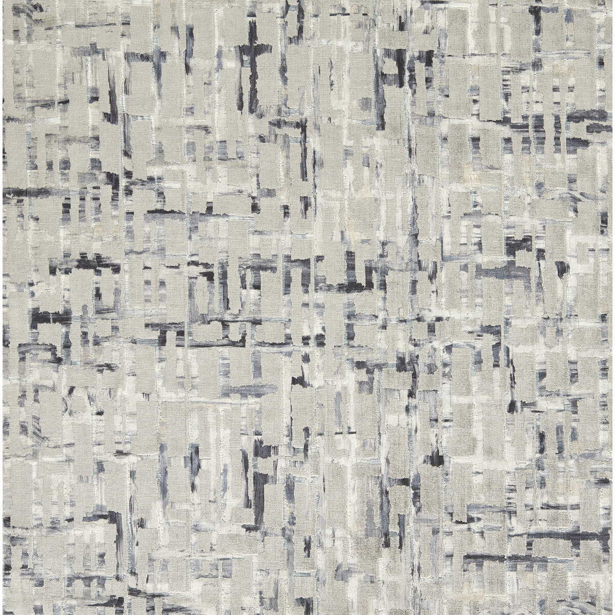 CLARKE AND CLARKE F1697/02.CAC.0 QUADRATA CHARCOAL Fabric - Eade's Wallpaper