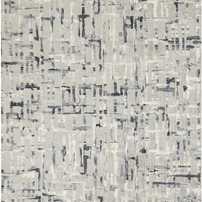 CLARKE AND CLARKE F1697/02.CAC.0 QUADRATA CHARCOAL Fabric - Eade's Wallpaper