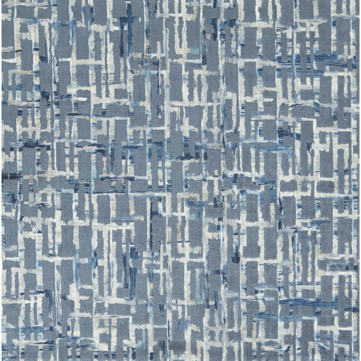 CLARKE AND CLARKE F1697/04.CAC.0 QUADRATA MIDNIGHT Fabric - Eade's Wallpaper