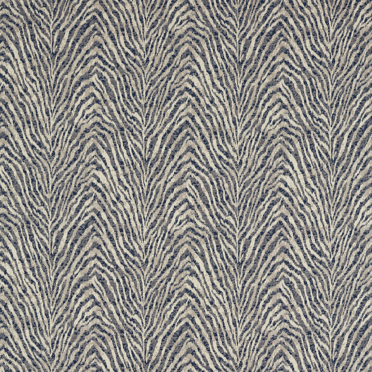 CLARKE AND CLARKE F1712/02.CAC.0 MANDA MIDNIGHT/LINEN Fabric - Eade's Wallpaper