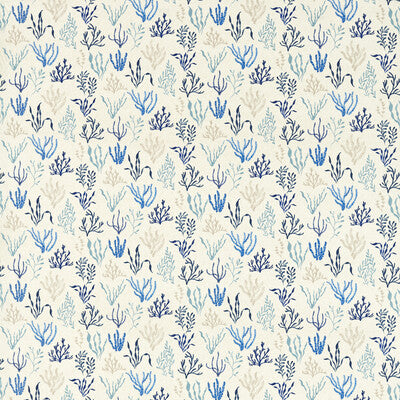 CLARKE AND CLARKE F1727/02.CAC.0 PORTSIDE OCEAN Fabric - Eade's Wallpaper