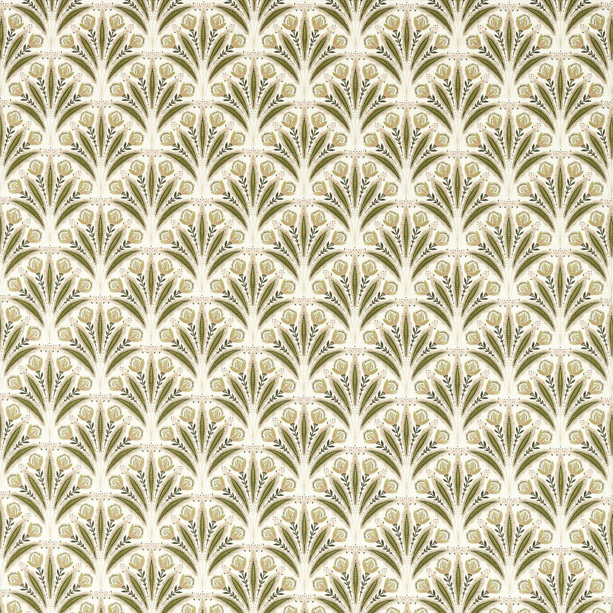 CLARKE AND CLARKE F1734/04.CAC.0 ATTINGHAM SAGE BLUSH Fabric - Eade's Wallpaper