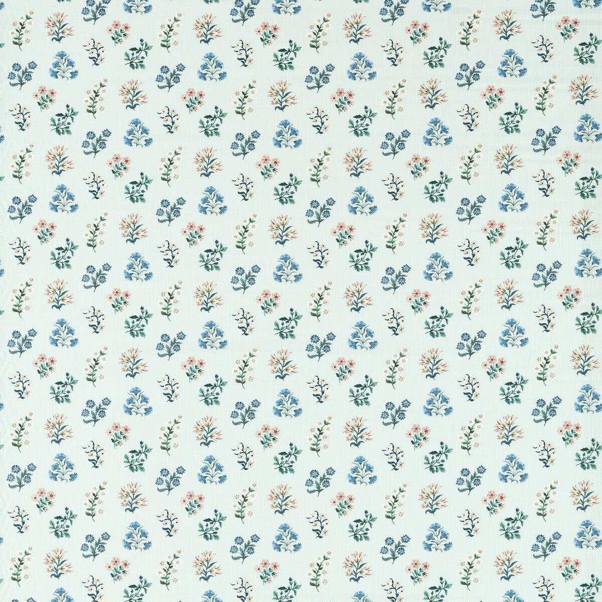 CLARKE AND CLARKE F1736/04.CAC.0 LEIDEN SEAGLASS Fabric - Eade's Wallpaper