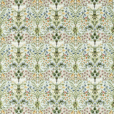 CLARKE AND CLARKE F1737/03.CAC.0 MIRABELL SEAGLASS Fabric - Eade's Wallpaper