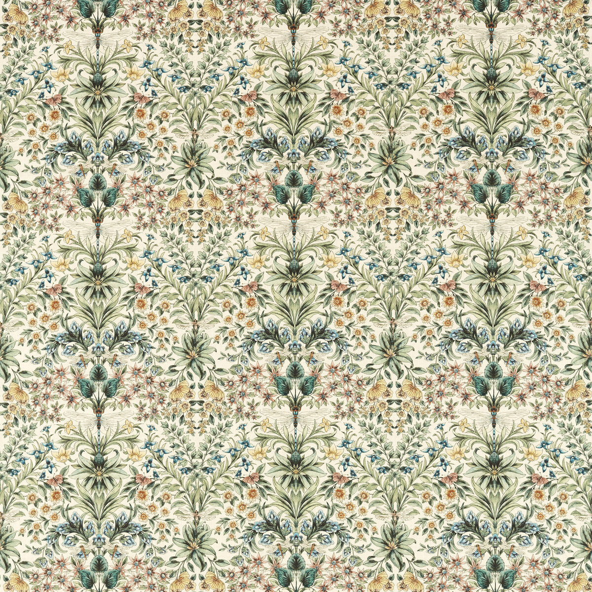 CLARKE AND CLARKE F1737/04.CAC.0 MIRABELL SUMMER Fabric - Eade's Wallpaper
