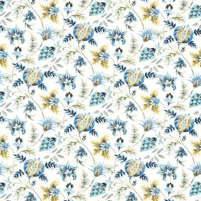 CLARKE AND CLARKE F1739/02.CAC.0 SIZERGH COBALT Fabric - Eade's Wallpaper