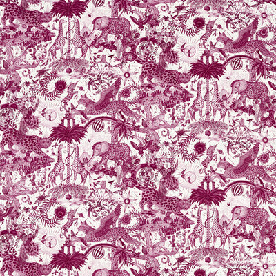 CLARKE AND CLARKE F1756/01.CAC.0 PARADISE LOST PINK Fabric - MYTHICA BY EMMA J SHIPLEY FOR C&C