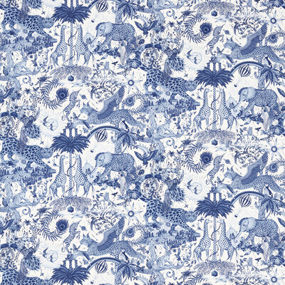 CLARKE AND CLARKE F1756/03.CAC.0 PARADISE LOST INK Fabric - MYTHICA BY EMMA J SHIPLEY FOR C&C