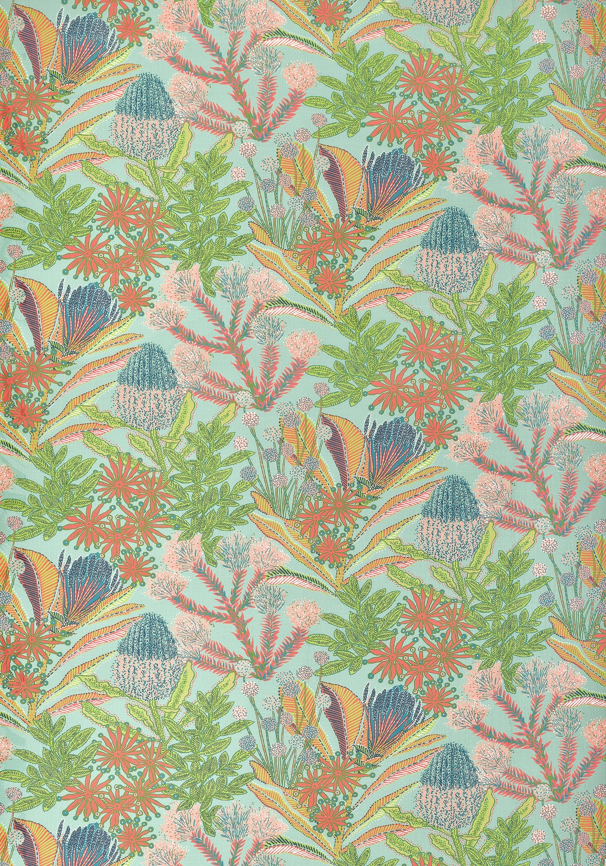Thibaut F81761 PROTEA PRINT Pool Fabric