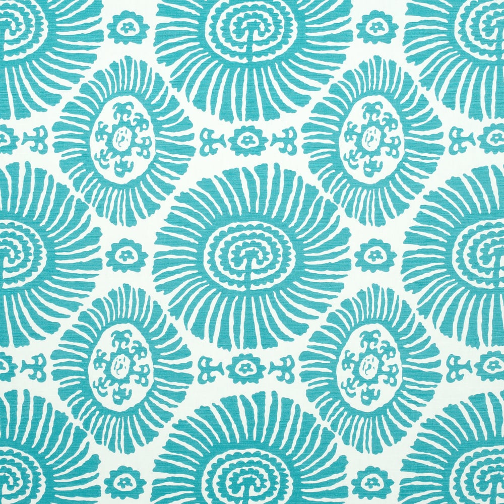 Thibaut F910085 SOLIS Turquoise Fabric