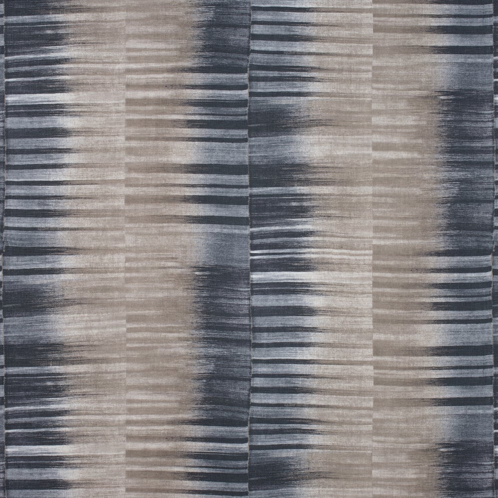 Thibaut F910089 MEKONG STRIPE Charcoal and Taupe Fabric