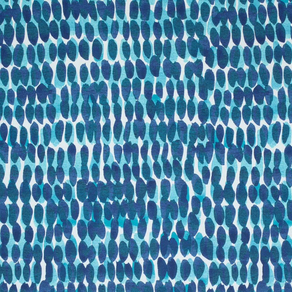 Thibaut F910093 RAIN WATER Blue and Turquoise Fabric