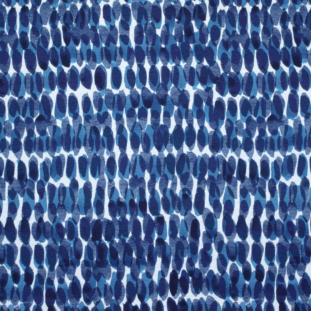 Thibaut F910094 RAIN WATER Navy Fabric