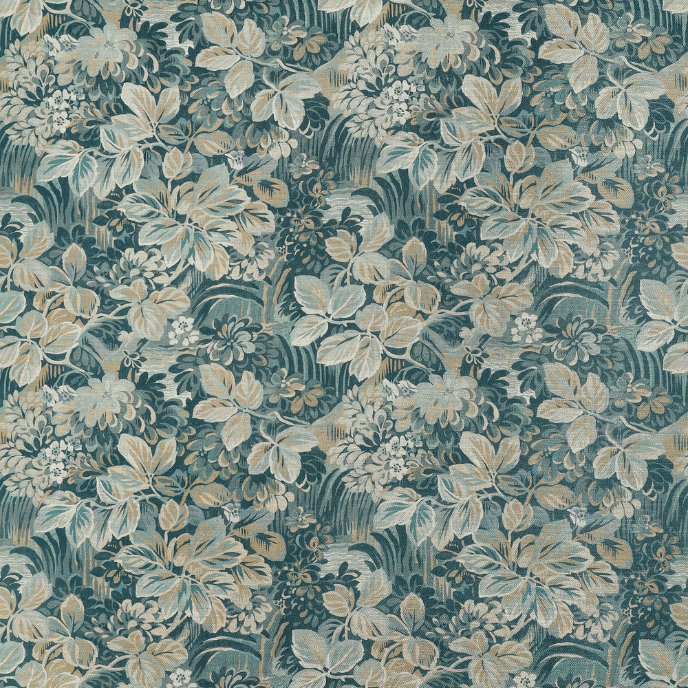 Thibaut NIGHT GARDEN F910533 in Spa Blue Fabric - BOXWOOD FA
