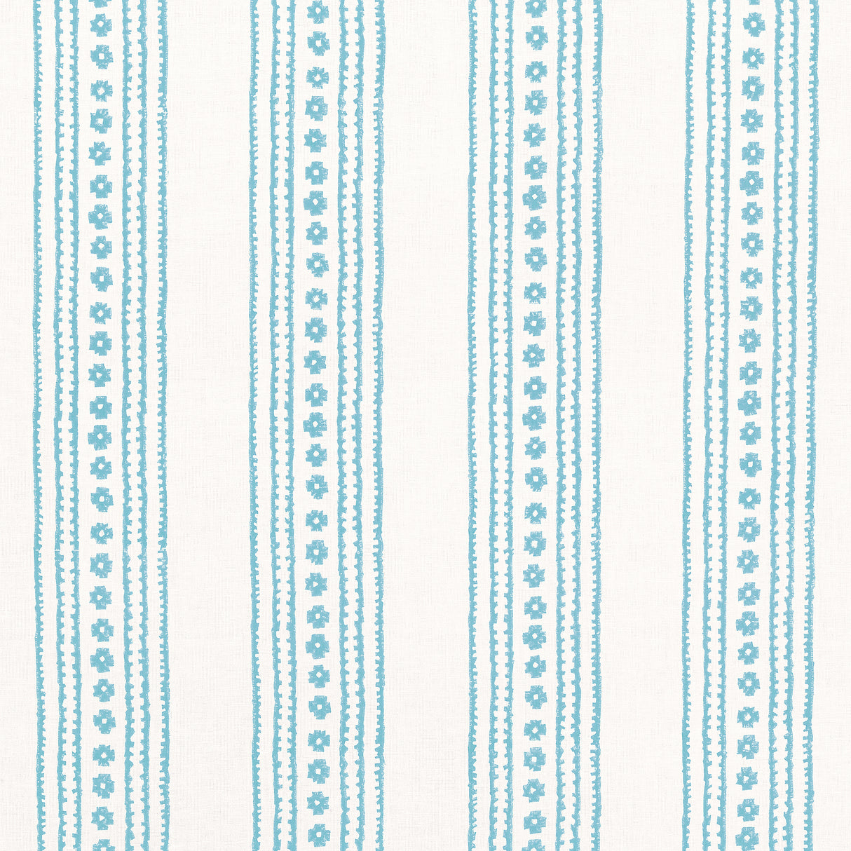 Thibaut F910609 NEW HAVEN STRIPE Turquoise Fabric