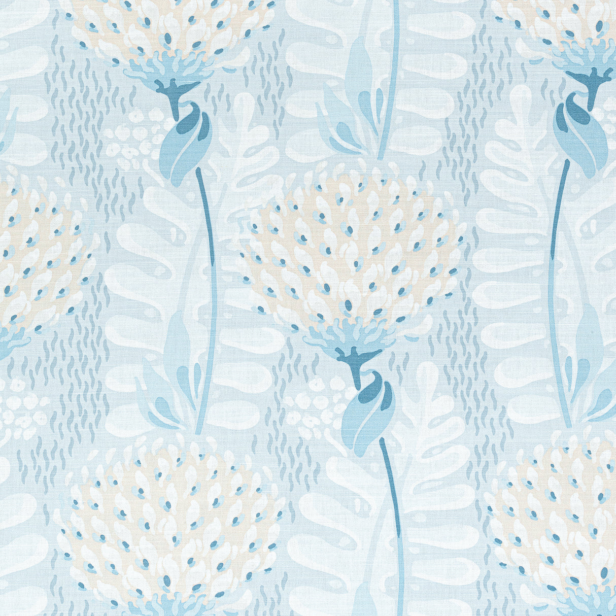Thibaut F910645 TIVERTON Spa Blue Fabric