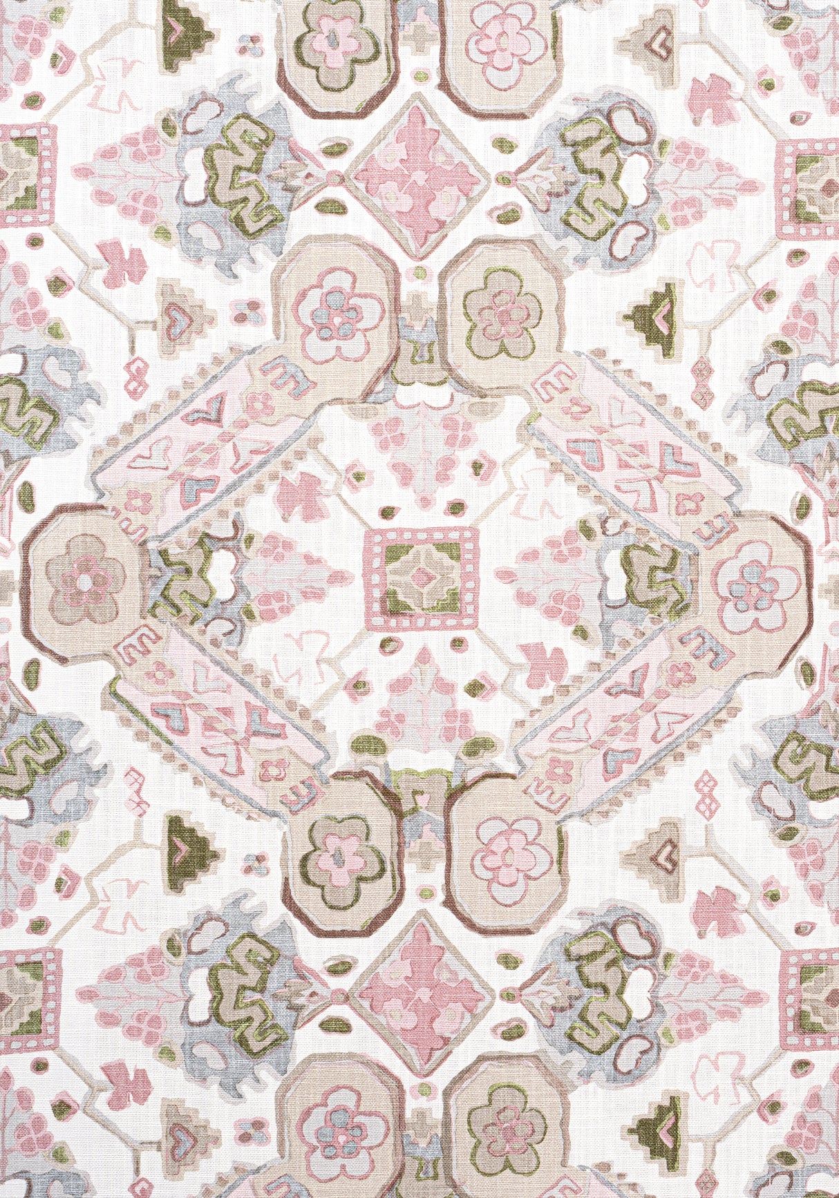 Thibaut F910827 PERSIAN CARPET Blush Fabric