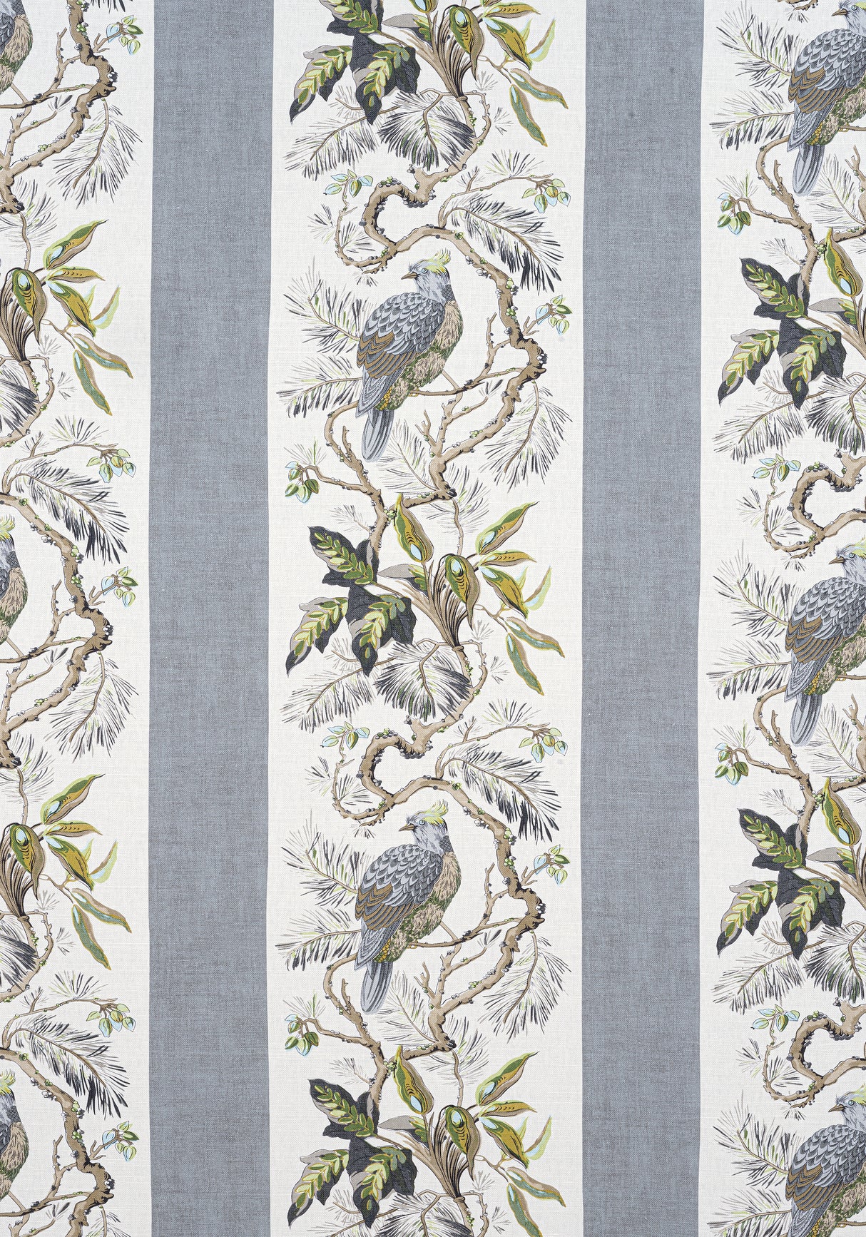 Thibaut F910860 WILLIAMSON Grey Fabric