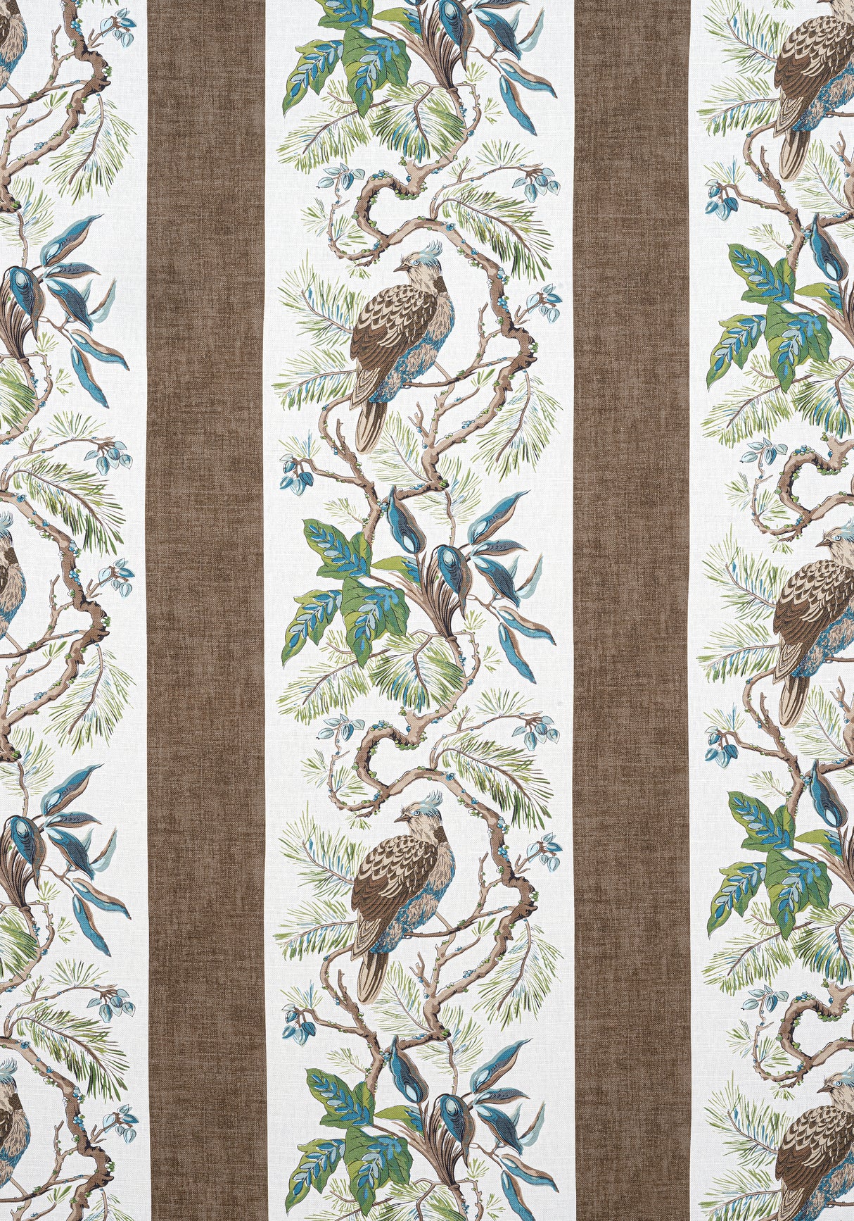 Thibaut F910862 WILLIAMSON Brown Fabric