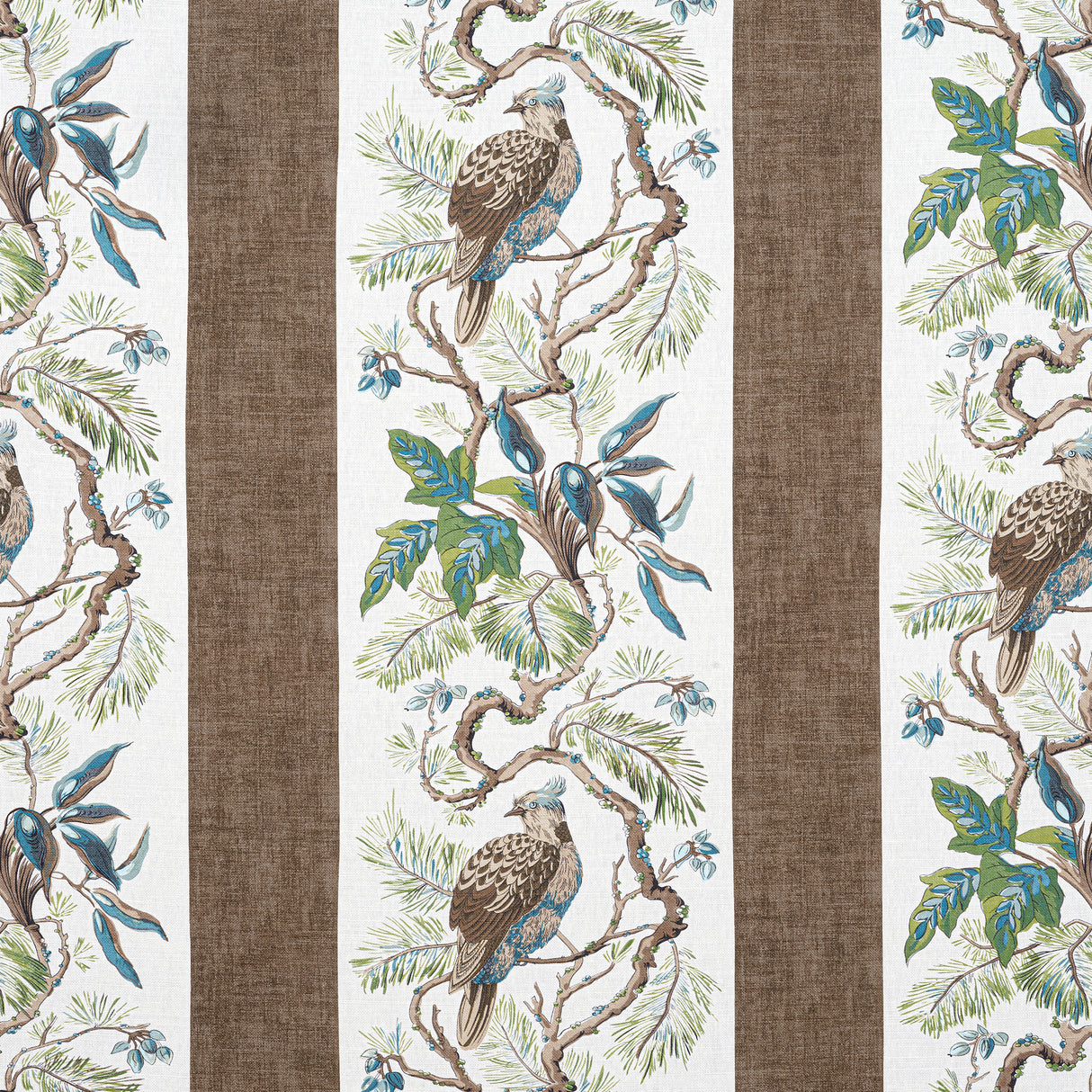 Thibaut F910862 WILLIAMSON Brown Fabric